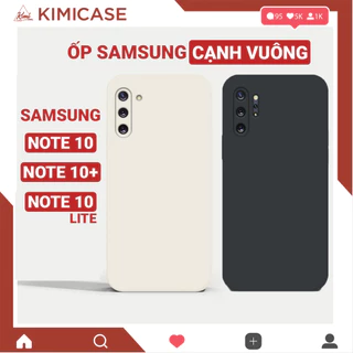 Ốp Samsung Note 10 / Note 10+ / Note 10 Plus dẻo cạnh vuông bảo vệ camera chống va đập