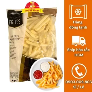 Khoai tây chiên sợi 1kg, khoai tây nhập khẩu Bỉ Marquise - ship HCM hỏa tốc