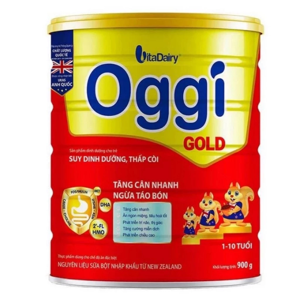 [Quét QR Tích Điểm] Sữa Oggi Gold Lon 900g