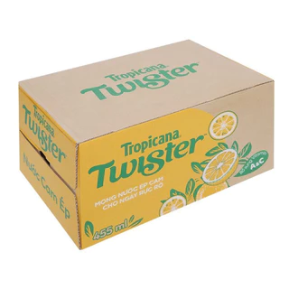 thùng 24 chai cam ép Twister 455ml