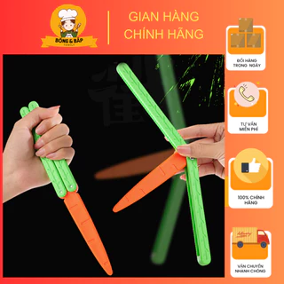 Dao Cà Rốt Phát Sáng Trọng Lực 3D, Đồ Chơi Trẻ Em Vô Tri Giảm Stress, FidgetToy Có Màu Dạ Quang, Trong Suốt, Hình Lược