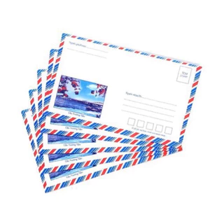 100 chiếc phong bì thư bưu điện loại đẹp