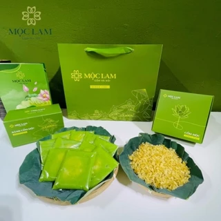 Set quà Cốm( gồm 10 chiếc bánh cốm - cốm mộc non -túi quà +thư ngỏ)