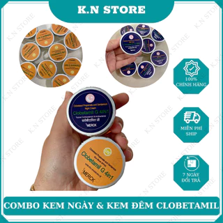 [Combo 2 Hũ] Kem Nám Ban Ngày Và Ban Đêm Tách Lẻ Trong Bộ Nám Cao Cấp Thái Lan Clobetamil G [Hàng Loại 1]