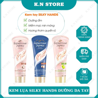 Kem Dưỡng Da Tay Kem Lụa Silky Hands Dưỡng Mềm Mịn Da Tay Chống Lão Hóa Silk Oil Elixir Nga - Tuýp 80ml