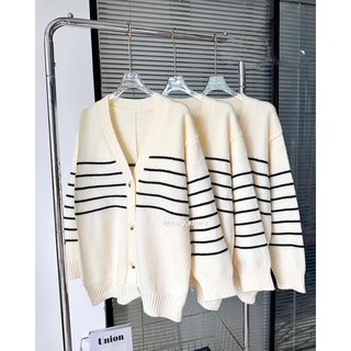 Áo cardigan kẻ Korea [HÌNH SHOP CHỤP]