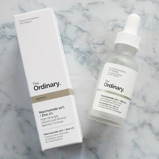 Serum The Ordinary Niacinamide 30ml, tinh chất dưỡng sáng da giảm mụn mờ thâm