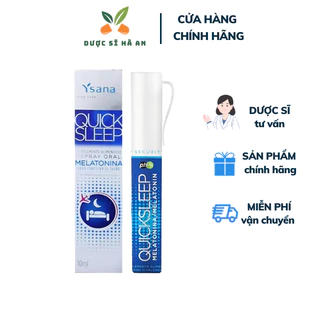 Melatonin xịt ngủ Quick sleep vào giấc nhanh, ngủ tự nhiên hoàn toàn không có tác dụng phụ [NHẬP KHẨU CHÍNH HÃNG]