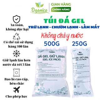 Túi đá khô giữ lạnh / CÓ KIỂM ĐỊNH / Đá gel khô giữ lạnh thực phẩm, bảo quản sữa, chườm lạnh, làm lạnh quạt điều hòa