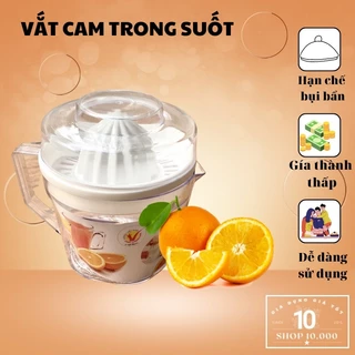 [Tiện Ích] Vắt Cam Trong Suốt Việt Nhật 6905 ,Có Lưới Lọc Và Nắp Đậy (CVC02) .ĐTBX