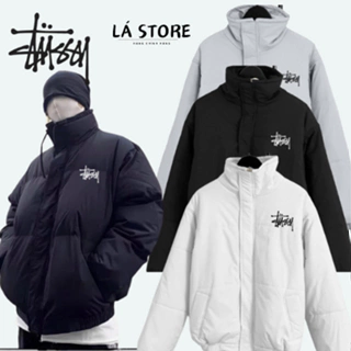 Áo Phao STUSSY Chính Hãng Nam Nữ Cao Cấp Logo Thêu , Nam Nữ Áo khoác phao béo hàng xịn chất dày dặn siêu đẹp LÁ_STORE