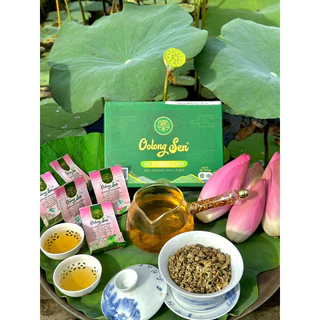 Trà olong sen vip loại 200g hộp cứng