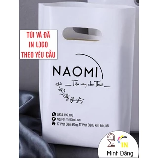 Túi đựng hàng cho shop và in thương hiệu. Túi nilon PE loại cao cấp bóng sáng đủ màu. In túi shop. In túi giá rẻ