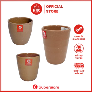 Cốc Ly Tách Uống Nước Nâu Tối Dark Brown Melamine Srithai Superware [BỀN ĐẸP][SANG TRỌNG]