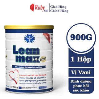[Date T6/25] Sữa bột Lean Max Adult 900gr ( dinh dưỡng cho người bệnh)