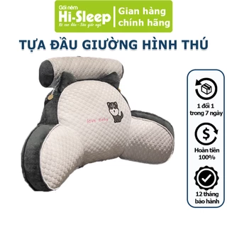 Gối tựa đầu giường hình thú Hi-Sleep, tựa đầu giường hình thú dễ thương chống đau mỏi lưng