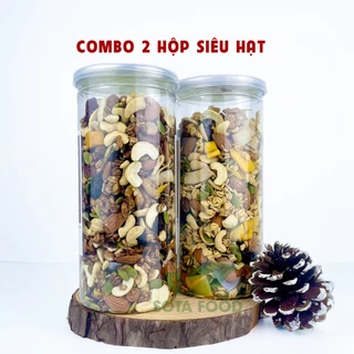 [2 Hộp SIÊU HẠT] Granola Ngũ Cốc Ăn Kiêng Siêu Hạt 20% Yến Mạch - Giảm Cân, Ăn Vặt, Bữa Phụ Tiện Lợi Sotafood