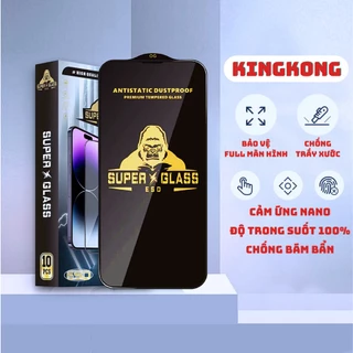 Kính cường lực Realme C3, C3i Kingkong full màn | Miếng dán bảo vệ màn hình cho REALME| wolfcase