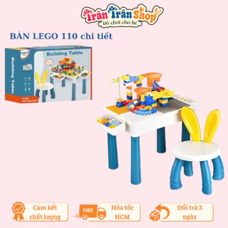 [Hỏa Tốc HCM] Bộ Bàn Lego Lắp Ghép Cho Bé 110 Chi tiết