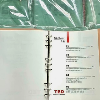 Vở TED Anh Trung (tặng kèm 1 sổ tay và hai cây bút)