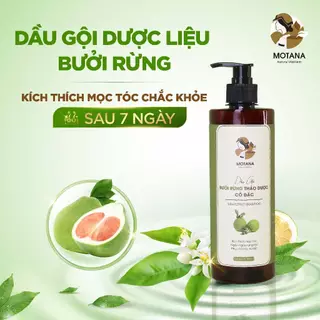 Dầu gội bưởi thảo dược Motana 500ml, dầu gội mọc tóc nhanh và ngăn rụng tóc