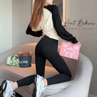 Quần Legging Nữ Cao Gen Bụng Nâng Mông Giữ Nhiệt, Quần Legging Dài Thun Lạnh Ôm Eo Mềm Mại Hàng Quảng Châu Ant QLD