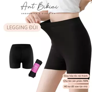 Quần Legging Lửng Ngố, Quần Đùi Nữ Thể Thao Thun Co Giãn 4 Chiều Loại 1 Ant QLN