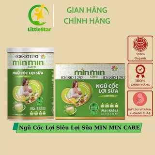 2 Hộp Ngũ Cốc 38 Hạt Min Min 500G/ Hộp Siêu Lợi Sữa Giành Cho Mẹ Sau Sinh