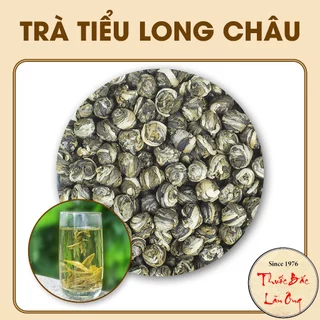 Trà Tiểu Long Châu thượng hạng 100g, trà xanh hoa lài xoắn, khô, thơm - Lãn Ông