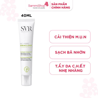 SVR Kem dưỡng ẩm Sebiaclear Mat + Pores 40ml