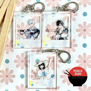 Móc khóa NGƯỜI ĐẠI DIỆN THỜI GIAN ver POLAROID mica trong acrylic anime chibi