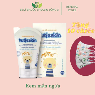 Kem bôi dịu da cho bé Kutieskin 30gr - Dịu vết mẩn ngứa, rôm sảy, côn trùng đốt an toàn cho bé [Chính hãng]