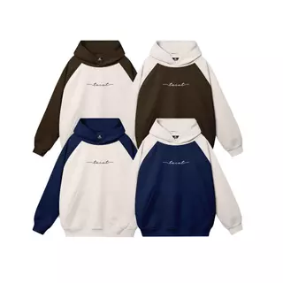 Áo Hoodie Nỉ Bông B10-PHỐI RAGLAN CHỮ KÝ TACAT LocalBrand