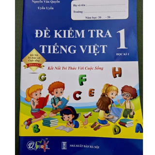 Sách- ĐỀ KIỂM TRA TIẾNG VIỆT 1 (học kì 1)