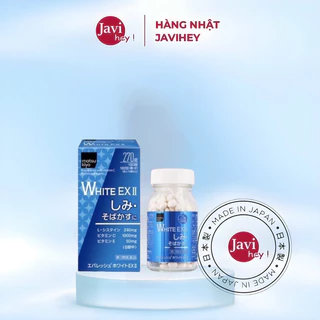 Viên Trắng Da White EX II 270 Viên [NỘI ĐỊA NHẬT] giúp da trắng sáng, chống lão hóa, hạn chế tia UV