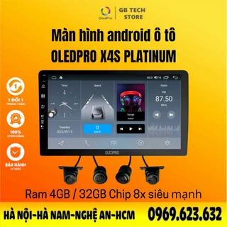 Màn Hình Android cho Ô Tô OLEDPRO X4s Tích Hợp Camera 360 9 inch Ram 4-32 Chip 8 Nhân cao cấp BH 18 tháng