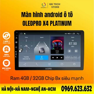 Màn Hình DVD Android Ô Tô OLEDPRO X4 Ram 4gb/32gb chíp 7862 8 nhân - Bh 18 tháng