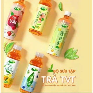 COMBO: 5 Chai Trà TVT 450ml ( Tắc Mật Ong, Đào, Vải, ĐÀO GA, Việt Quất)