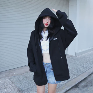 Áo Hoodie Zip  Local Brand Unisex "LOGO KANG"-chất vải nỉ bông dày dặn nam nữ mặc đều đẹp