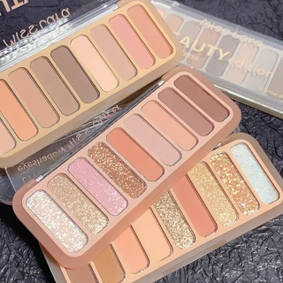 Phấn mắt Miss Lara, bảng mắt 9 ô nội địa trung trang điểm tông cam hồng makeup colourpop C50 - Sammi Beauty