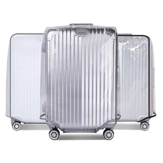 Bọc vali chống xước áo bọc vali nhựa trong suốt đủ size 20,24,28,áo trùm vali Chống xước