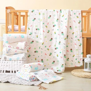 Khăn tắm xô muslin cao cấp 6 lớp 110*110 cm cho bé