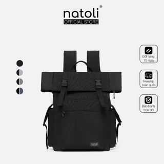 Balo chống nước thương hiệu NATOLI chất vải canvas nhiều ngăn du lịch cao cấp BST FOLD BACKPACK B10