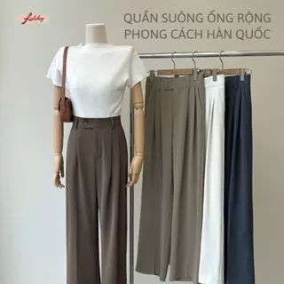 Quần suông nữ ống rộng phong cách Hàn Quốc Red Shop 29815