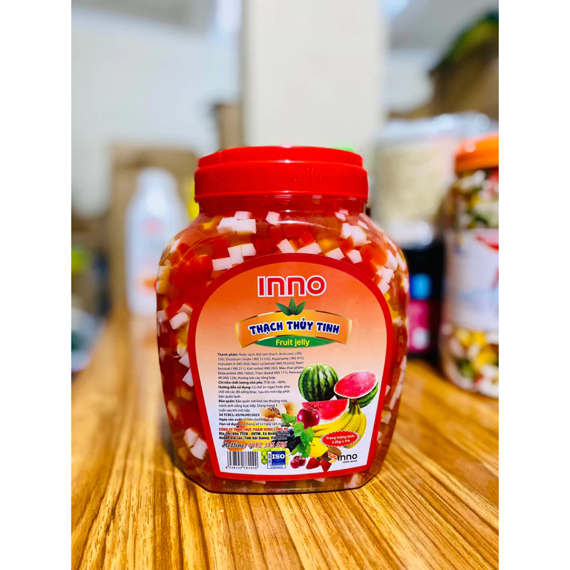 Thạch trái cây Inno hộp 2.5kg