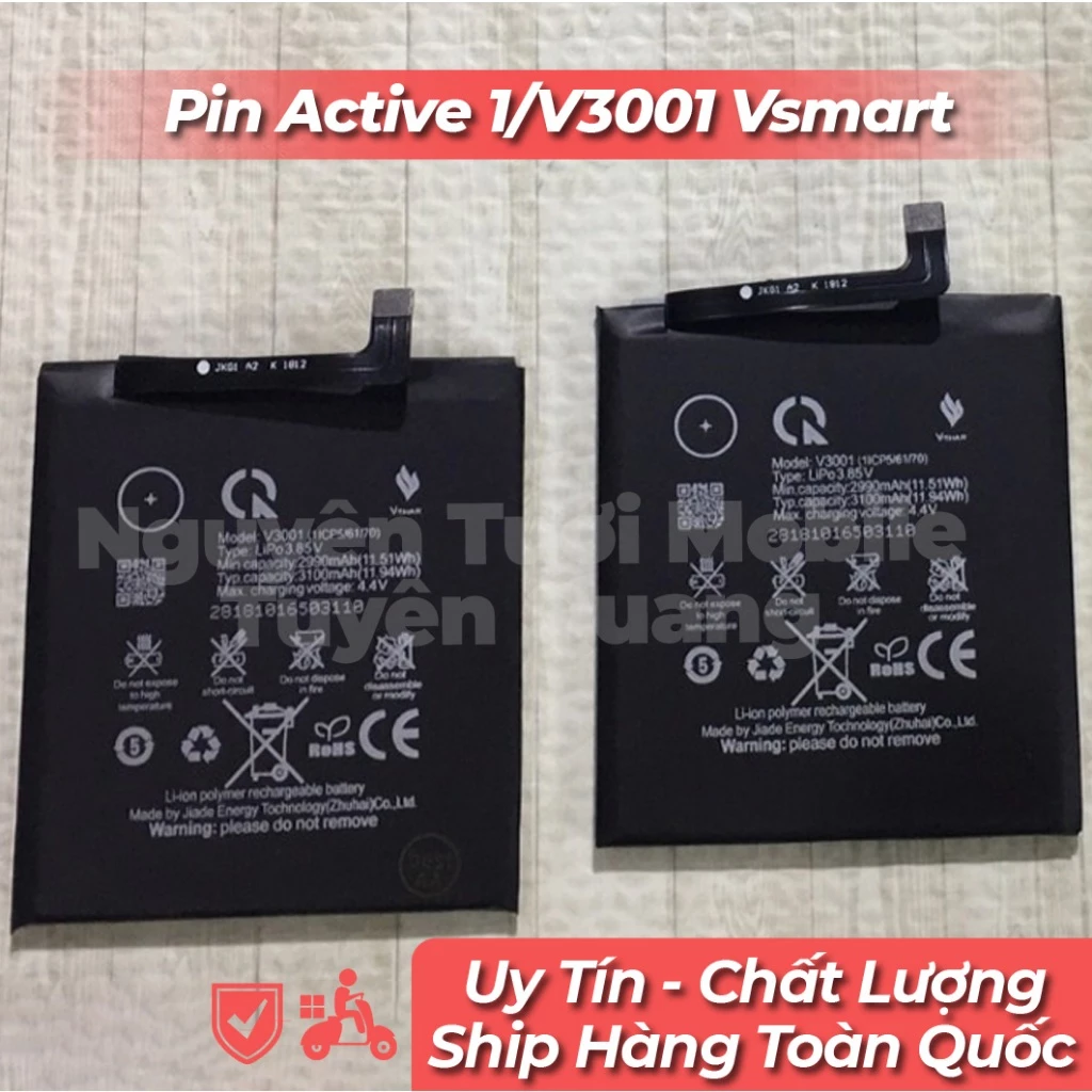 Pin Active 1/V3001 Vsmart (Pin mới)