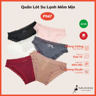 Quần Lót Chất Thun Lạnh Mềm Mát Viền Ren Co Giãn Nhiều P047