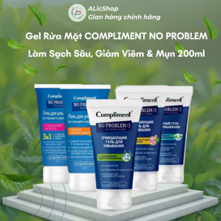 [Chính Hãng] Gel rửa mặt BHA Compliment No Problem làm sạch sâu, giảm viêm & mụn 200ml