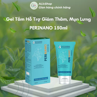 Gel Tắm Hỗ Trợ Giảm Mụn Lưng Nano Nghệ PERINANO SHOWER GEL 150ml AN TOÀN PHỤ NỮ CÓ THAI và SAU SINH