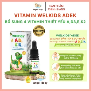 [Quà Tự Chọn] Vitamin WelKids ADEK - Bổ Sung 4 Vitamin Thiết Yếu A,E, D3, K2, Giúp Bé Khoẻ Mạnh, Tăng Chiều Cao Vượt Tr